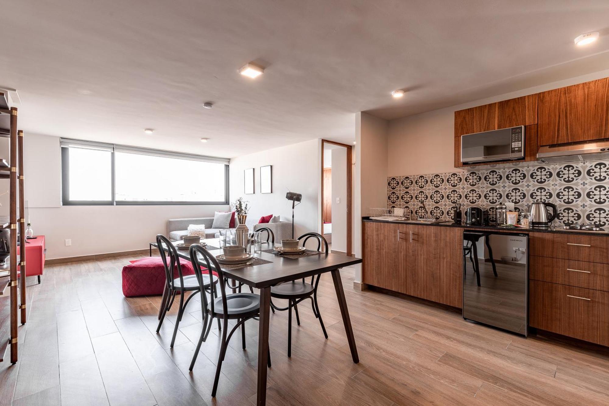 Roma Norte Trendy Apartments By Viato Мехико Экстерьер фото